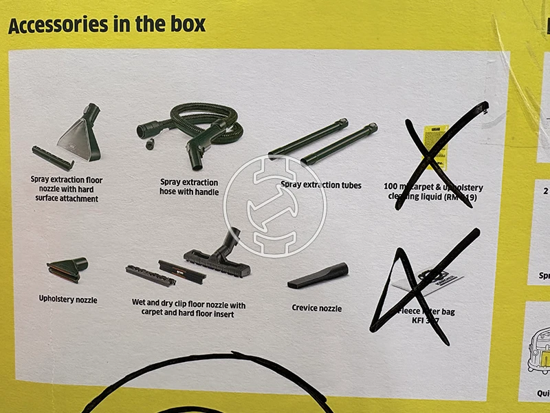 Karcher SE4 elektromos kárpittisztító (újracsomagolt)