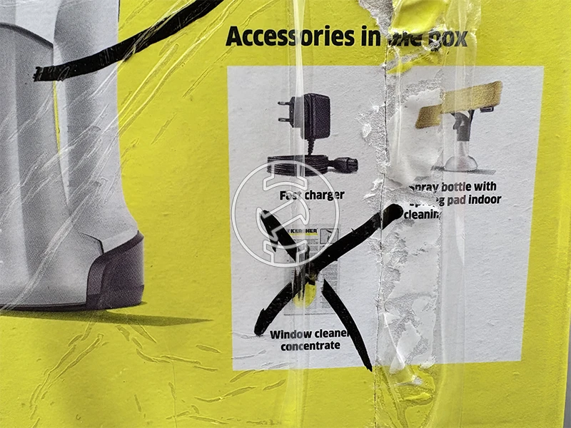 Karcher WV6 PL akkus ablaktisztító (újracsomagolt)