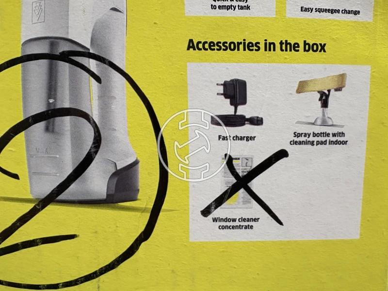 Karcher WV6 PL akkus ablaktisztító (újracsomagolt)