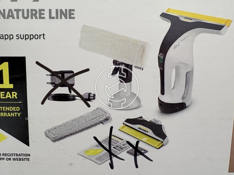Karcher WV7 SLINE akkus ablaktisztító (újracsomagolt)
