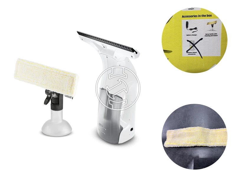 Karcher KWI 1 akkus ablaktisztító (újracsomagolt)