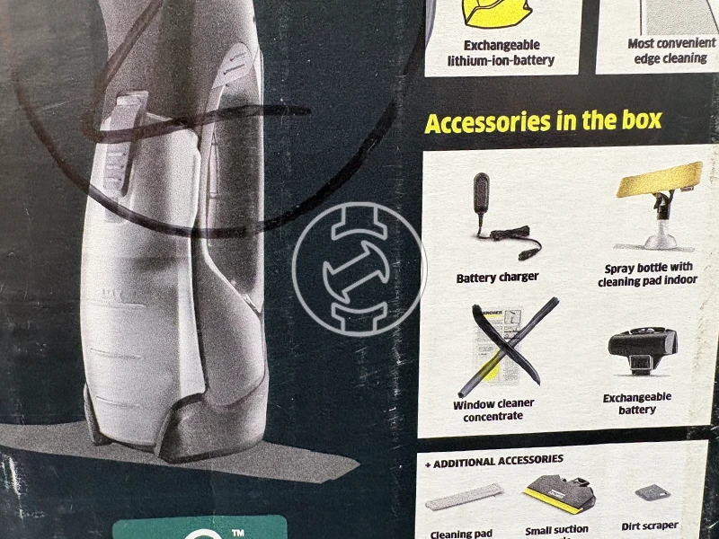 Karcher WV 5 PLUS akkus ablaktisztító (újracsomagolt)