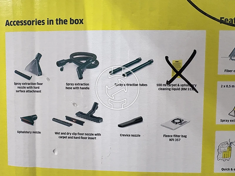 Karcher SE4 elektromos kárpittisztító (újracsomagolt)