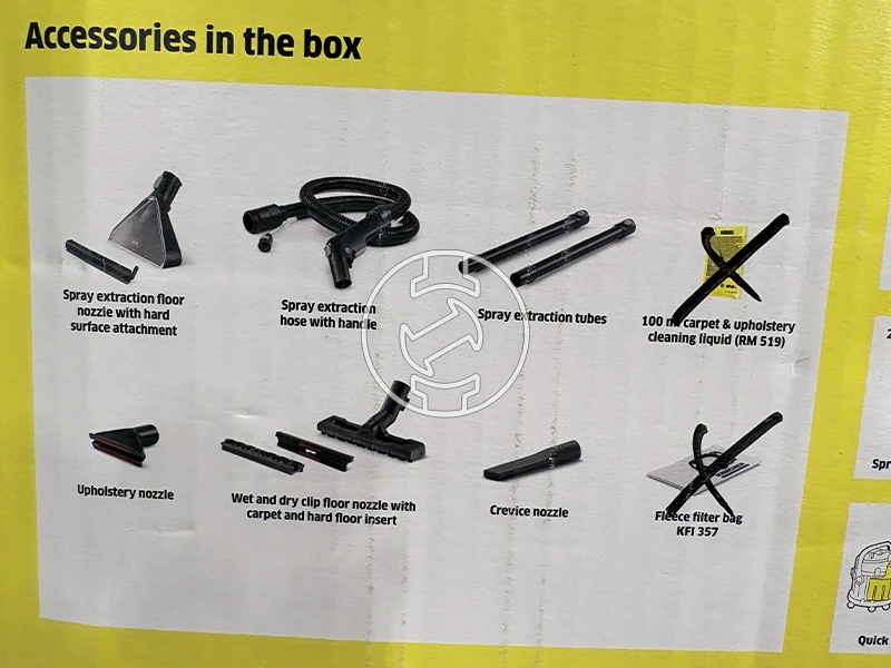 Karcher SE4 elektromos kárpittisztító (újracsomagolt)