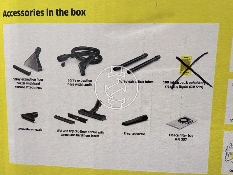 Karcher SE4 elektromos kárpittisztító (újracsomagolt)