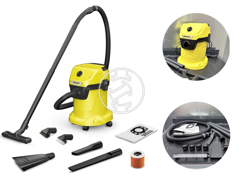 Karcher WD3 CAR elektromos porszívó (újracsomagolt)