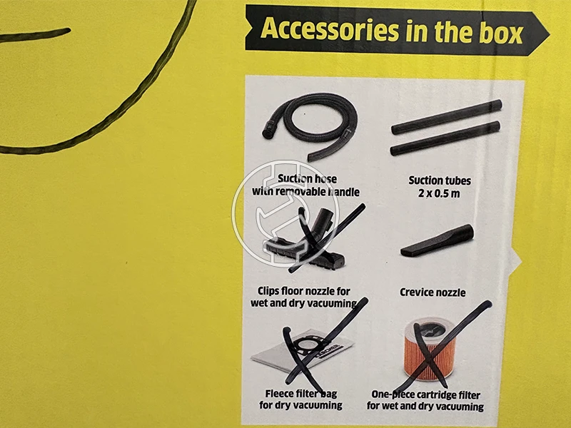 Karcher WD3 elektromos porszívó (újracsomagolt)