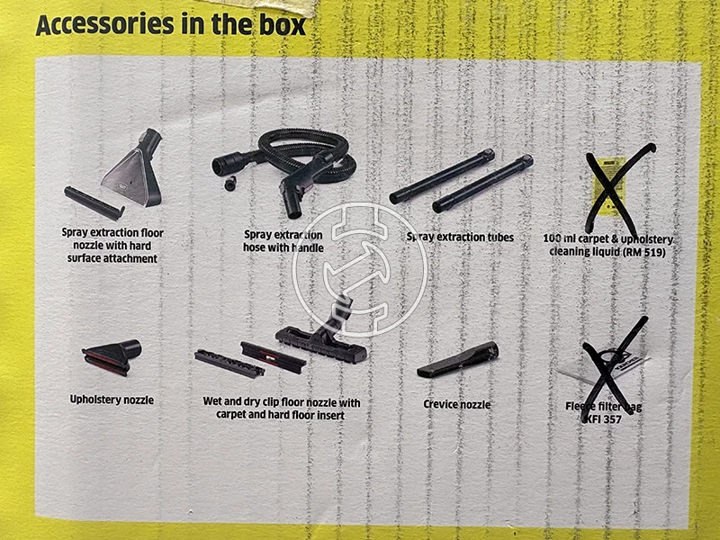 Karcher SE4 elektromos kárpittisztító (újracsomagolt)