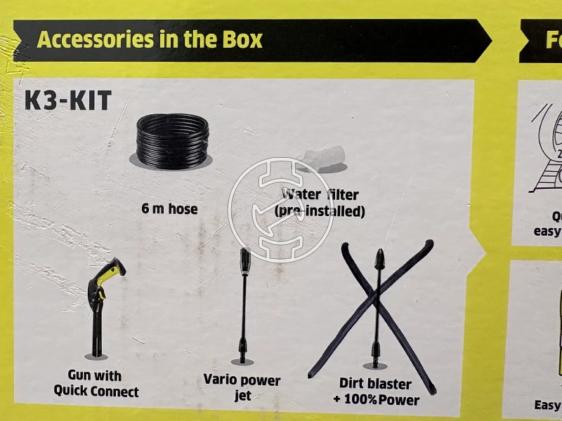 Karcher K3 POWER elektromos magasnyomású mosó (újracsomagolt)