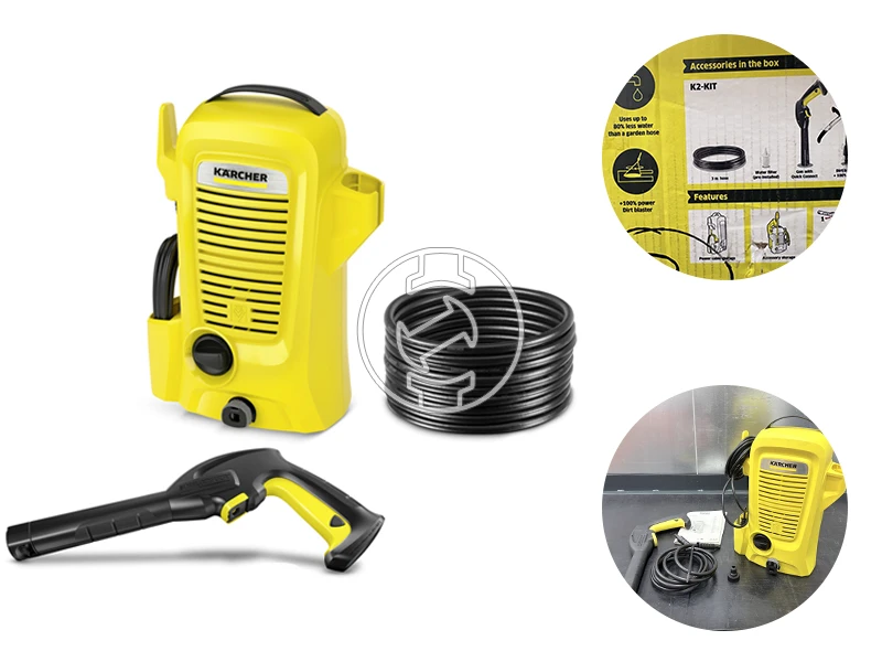 Karcher K2 UNED elektromos magasnyomású mosó (újracsomagolt)