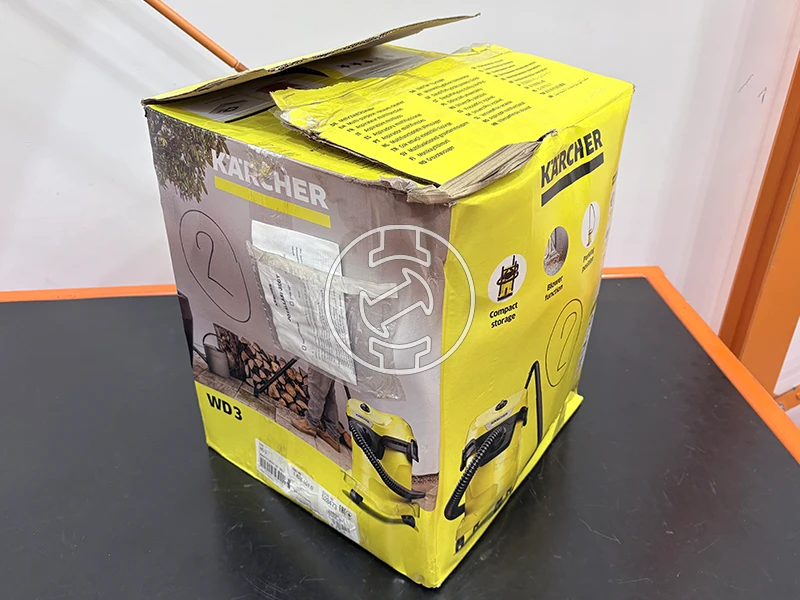 Karcher WD3 elektromos porszívó (újracsomagolt)