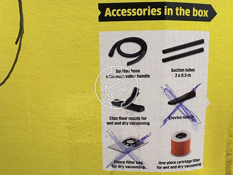 Karcher WD3 elektromos porszívó (újracsomagolt)