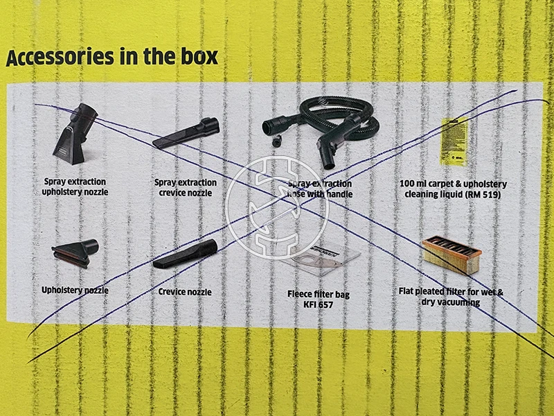 Karcher SE5 CAR elektromos kárpittisztító (újracsomagolt)