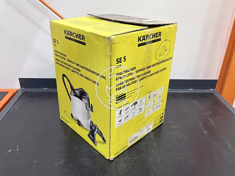 Karcher SE5 CAR elektromos kárpittisztító (újracsomagolt)
