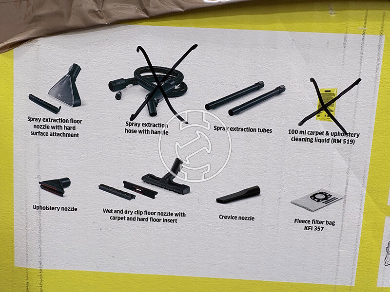 Karcher SE4 elektromos kárpittisztító (újracsomagolt)