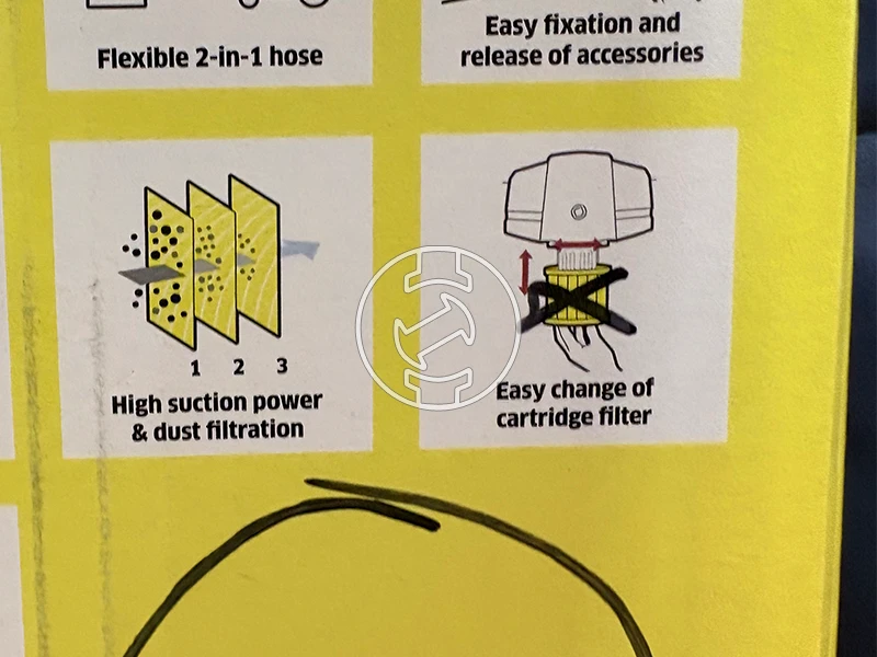 Karcher SE4 elektromos kárpittisztító (újracsomagolt)