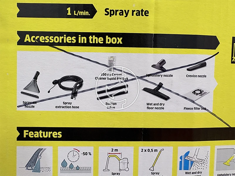 Karcher SE 4001 elektromos kárpittisztító (újracsomagolt)