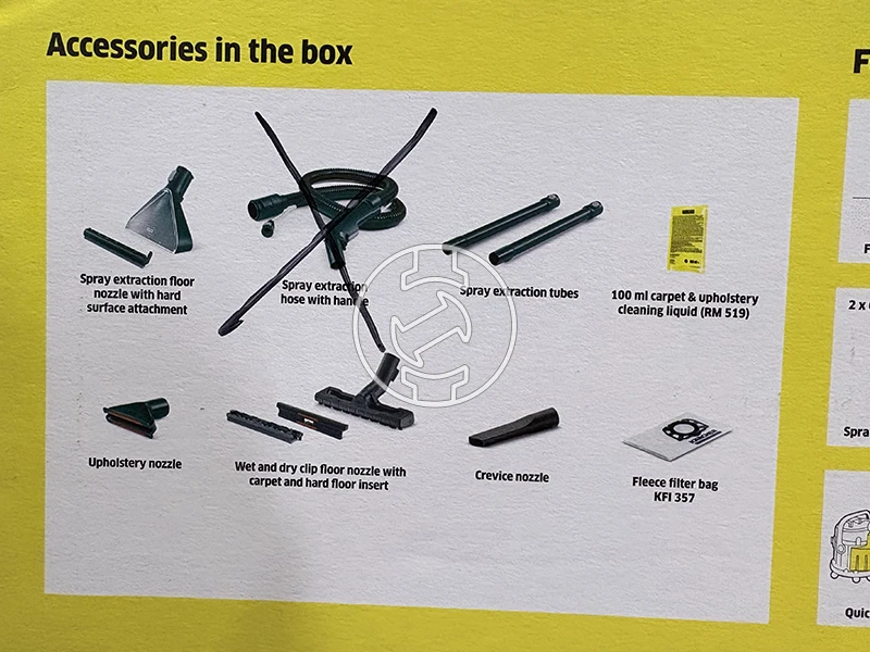 Karcher SE4 elektromos kárpittisztító (újracsomagolt)