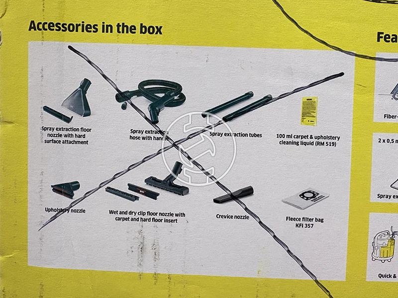 Karcher SE4 elektromos kárpittisztító (újracsomagolt)