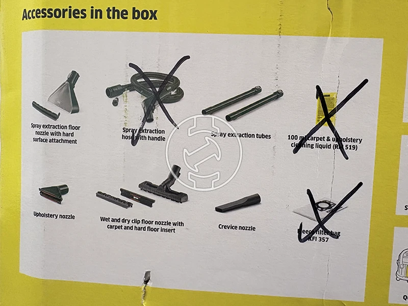 Karcher SE4 elektromos kárpittisztító (újracsomagolt)