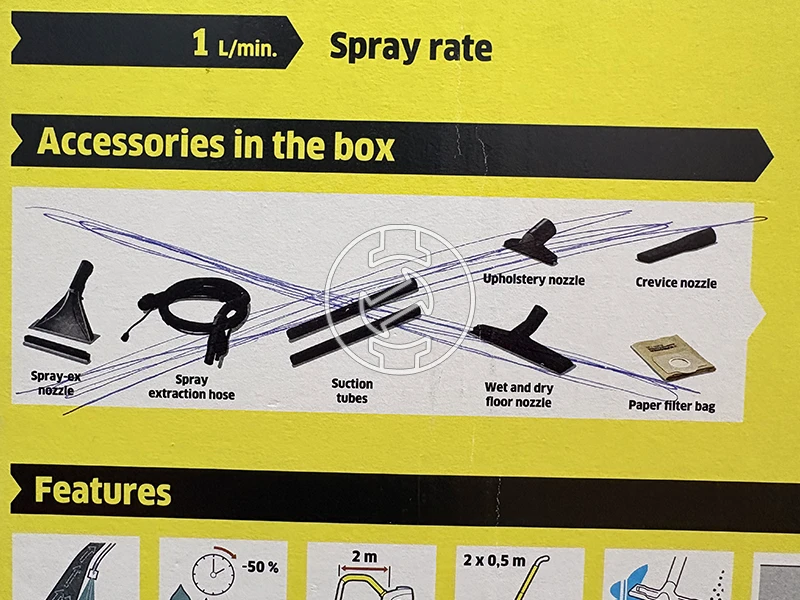 Karcher SE 4001 elektromos kárpittisztító (újracsomagolt)