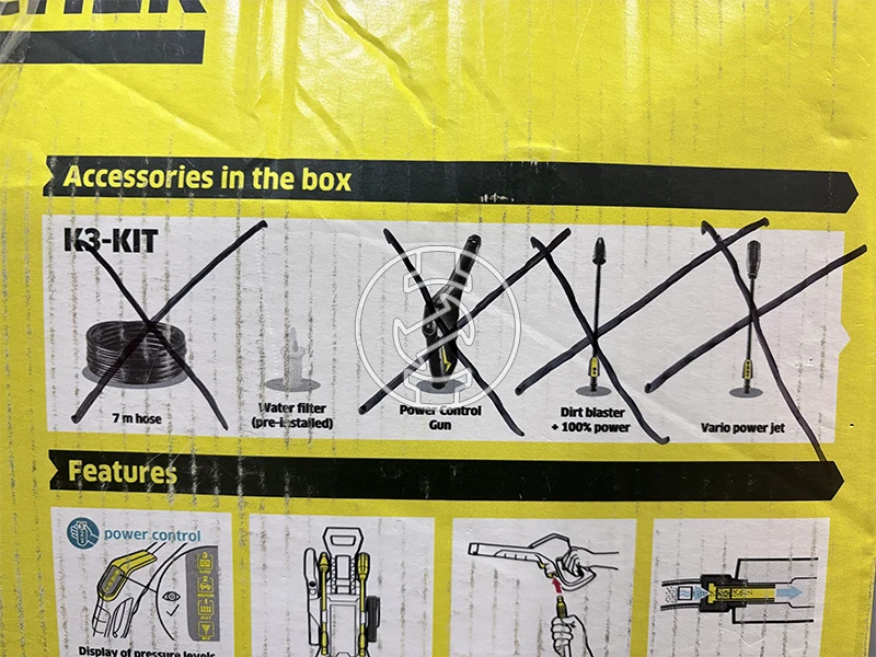 Karcher K3 POWER CONTROL elektromos magasnyomású mosó (újracsomagolt)