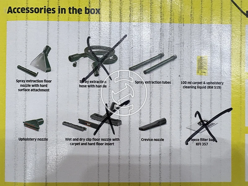 Karcher SE4 elektromos kárpittisztító (újracsomagolt)