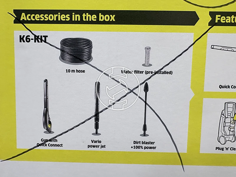 Karcher K6 SPEC elektromos magasnyomású mosó (újracsomagolt)