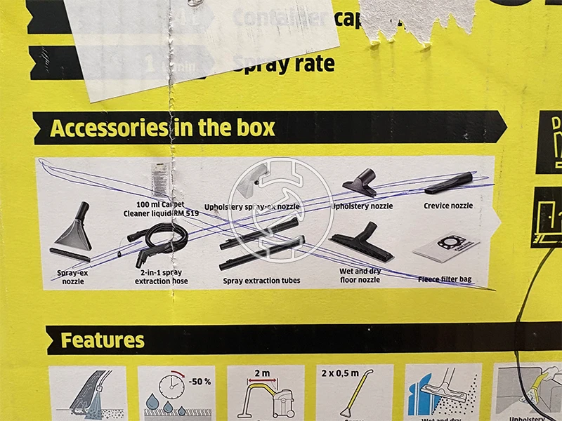 Karcher SE 4001 elektromos kárpittisztító (újracsomagolt)
