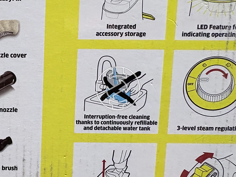 Karcher SC4 DELUXE gőztisztító (újracsomagolt)