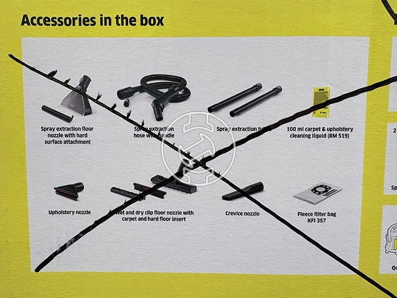 Karcher SE4 elektromos kárpittisztító (újracsomagolt)