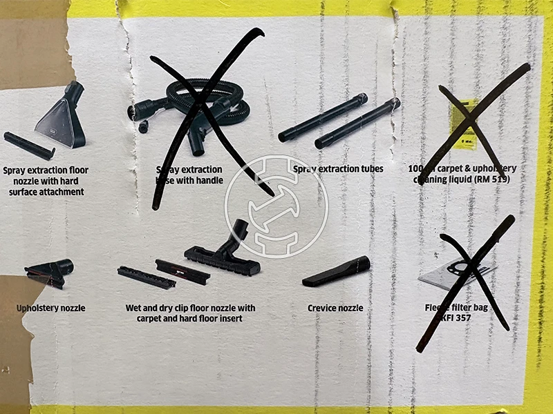 Karcher SE4 elektromos kárpittisztító (újracsomagolt)