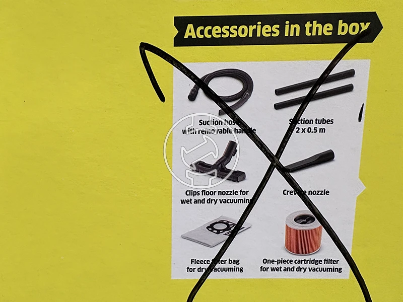 Karcher WD3 elektromos porszívó (újracsomagolt)