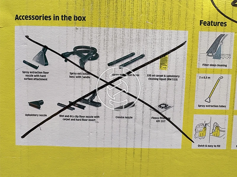 Karcher SE4 elektromos kárpittisztító (újracsomagolt)