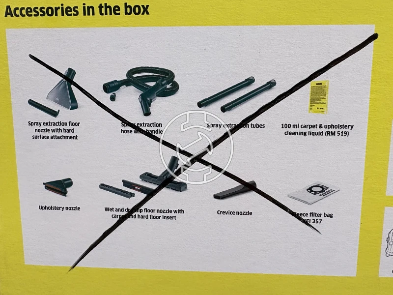 Karcher SE4 elektromos kárpittisztító (újracsomagolt)