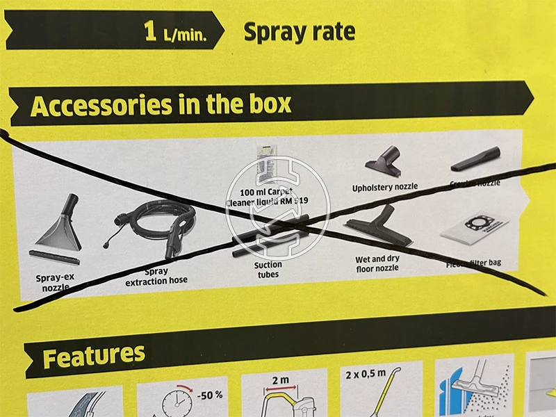 Karcher SE 4001 elektromos kárpittisztító (újracsomagolt)