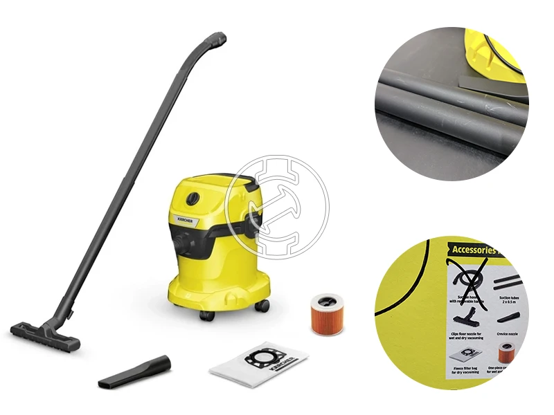 Karcher WD3 elektromos porszívó (újracsomagolt)