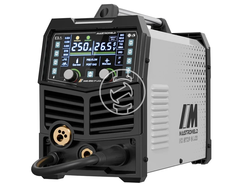 Mastroweld MIG-250 P fogyóelektródás védőgázas inverteres hegesztő (újracsomagolt)