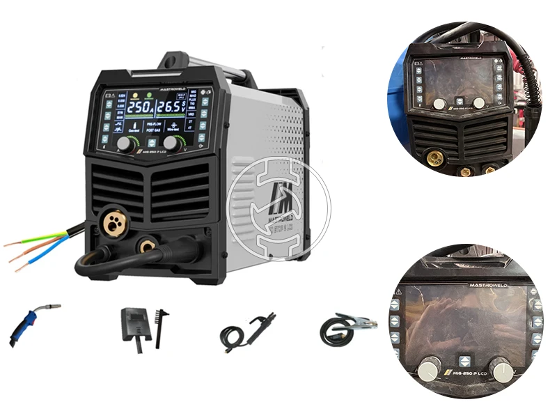 Mastroweld MIG-250 P fogyóelektródás védőgázas inverteres hegesztő (újracsomagolt)