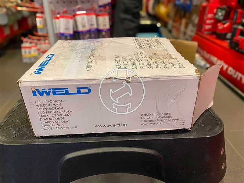 Iweld SG2 0,8mm/15kg ER70S-6 rézbevonatos hegesztőhuzal MIG géphez (újracsomagolt)