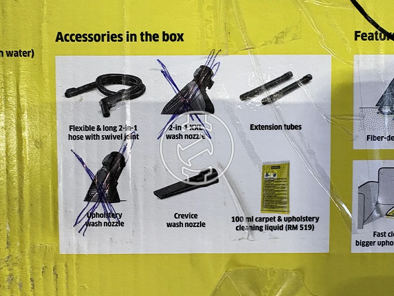 Karcher SE 3 Compact Floor kárpittisztító (értékcsökkent)