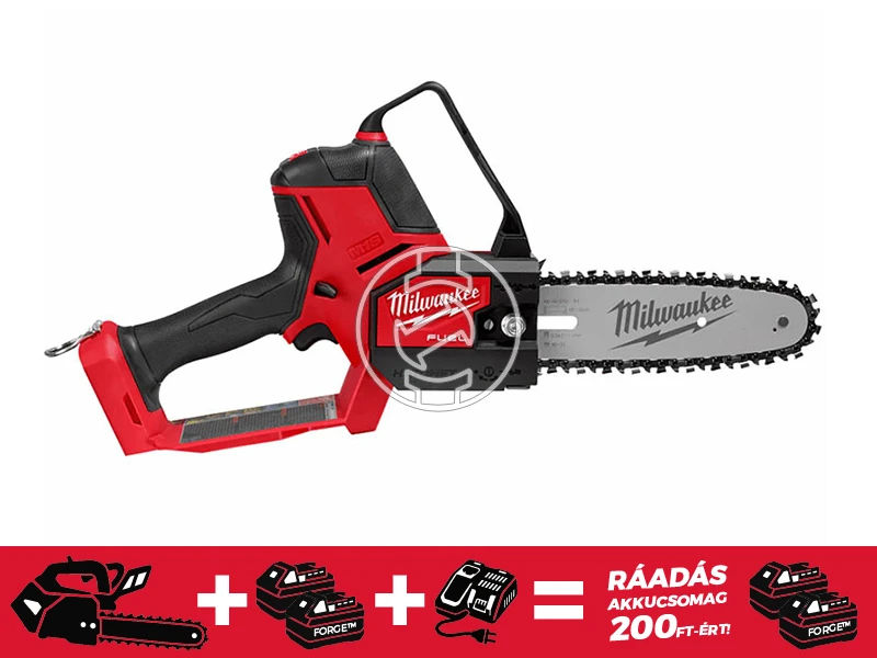 Milwaukee M18FHS20-0 akkus láncfűrész 18 V | 200 mm | Szénkefementes | Akku és töltő nélkül