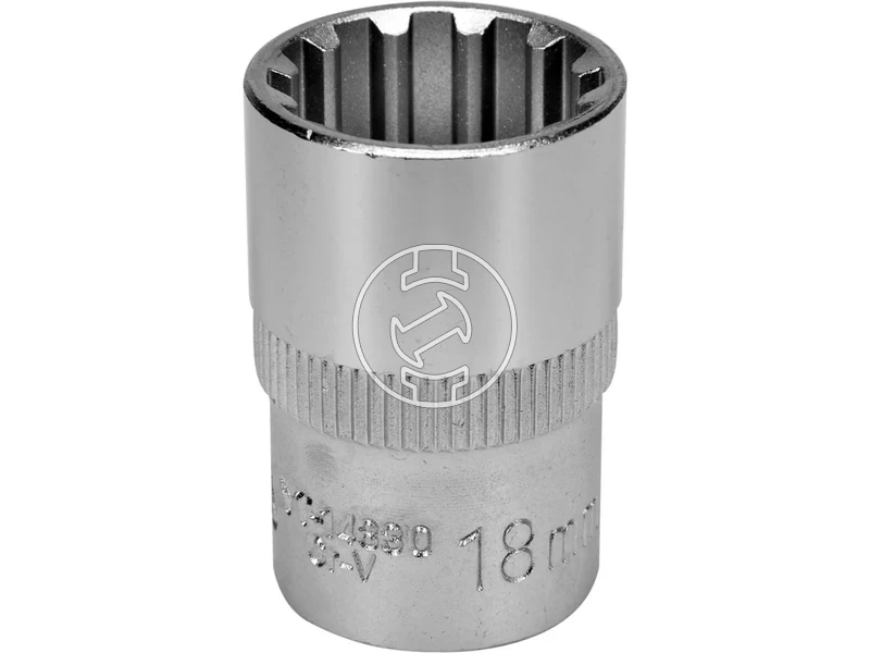 Kép: 12 hajtasu spline dugokulcsfej 18 mm 38 mm hossz.webp