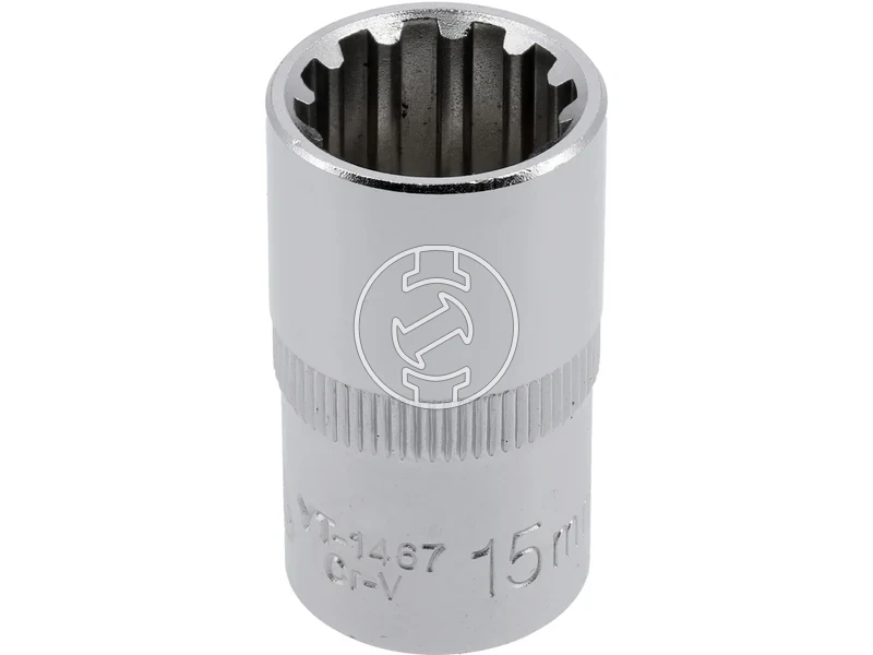 Kép: 12 Spline bordas dugokulcsfej 15 mm L38 mm.webp