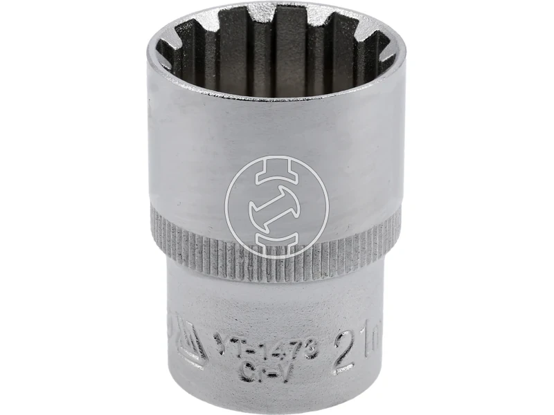 Kép: 12 Spline bordas dugokulcsfej 21 mm L38 mm.webp