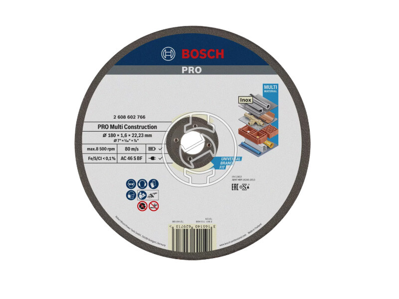 Bosch PRO Multi Material vágókorong 180 x 1,6 x 22,23 mm