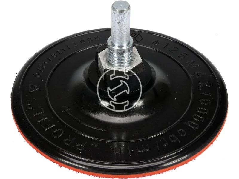 Kép: 125 mm-es gumi csiszolotarcsa tuskevel mandrellal.webp