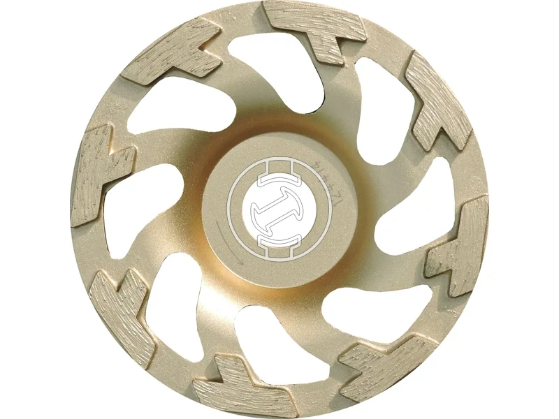 Kép: 125X222X8 MM slant gyemant csiszolotarcsa arany.webp