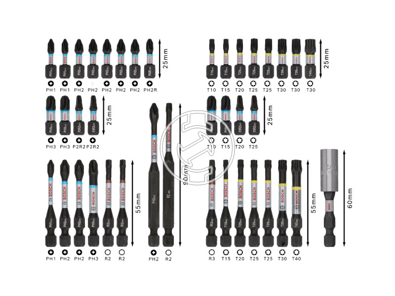 Bosch PRO Impact bit készlet 44 részes