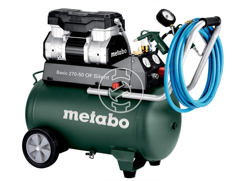 Metabo Basic 270-50 OF Silent elektromos dugattyús kompresszor